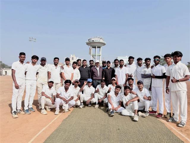 Sector Cricket and saansad khel mahotsav 2025